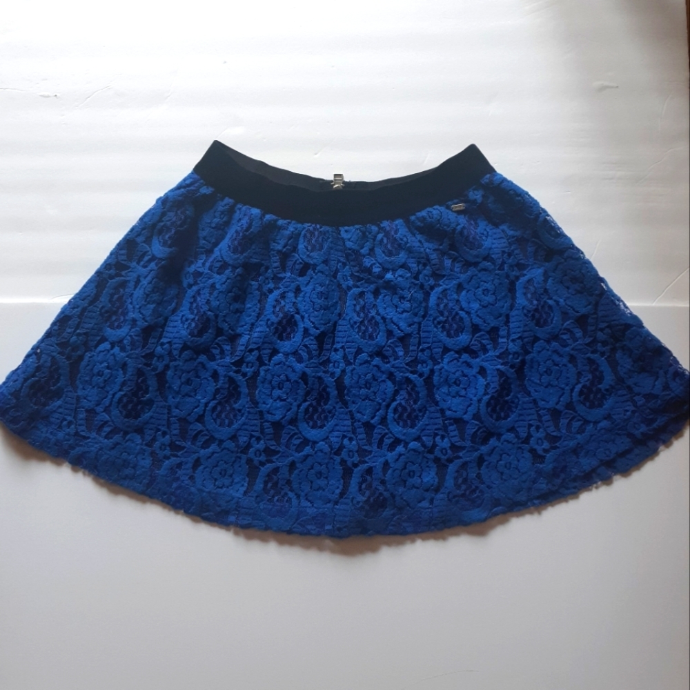 Aeropostale blue lace skirt